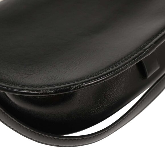 Hermes Black Box Calf Double H Shoulder Bag 196188 - Picture 3 of 9